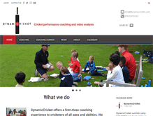 Tablet Screenshot of dynamiccricket.com